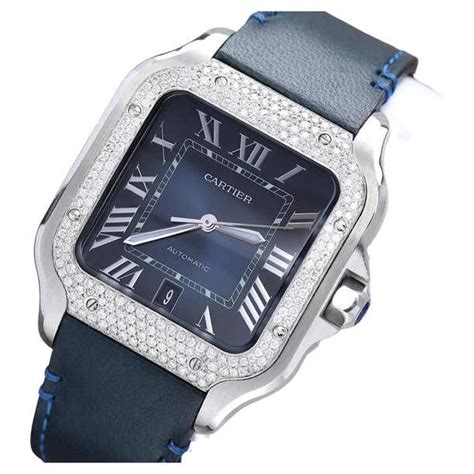 cartier santos usa|cartier santos diamond bezel.